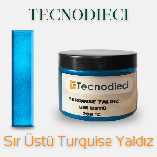 Sır Üstü Turquıse Yaldız