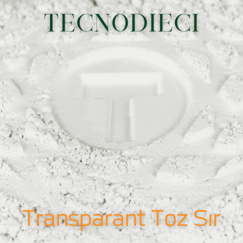 Transparan Parlak (Şeffaf)Seramik Toz Sır (1030-1080 C)