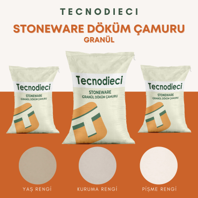 Stoneware Döküm Çamuru (Granül)