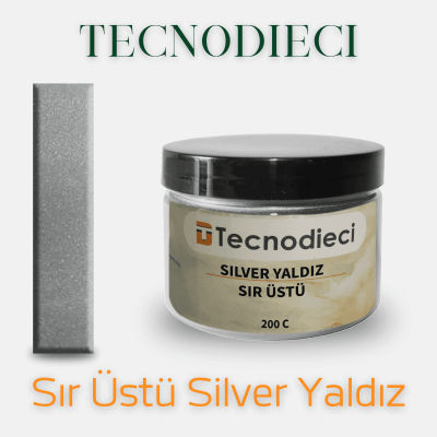 Sır Üstü Silver Yaldız Dekor