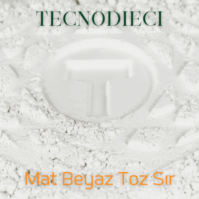 Mat Beyaz Seramik Toz Sır (1040-1060 C)