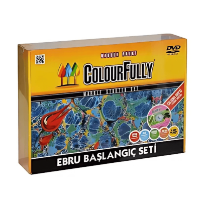 Ebru Sanatı Başlangıç Seti(Eğitici Dvd'li)