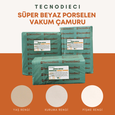 Süper Beyaz Porselen Vakum Çamuru