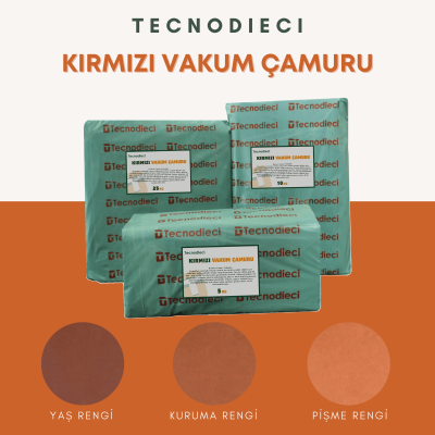 Kırmızı Vakum Çamuru 25 kg