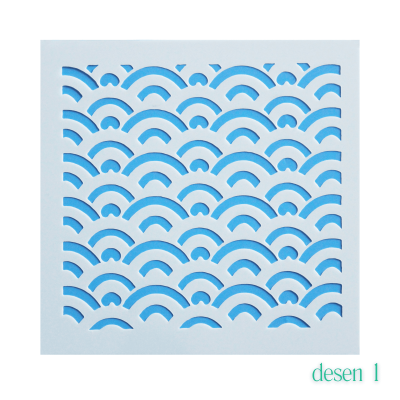 Desen Çıkartma Şablonu 8'li set