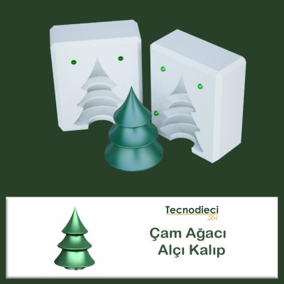 Çam Ağacı-Alçı Kalıp