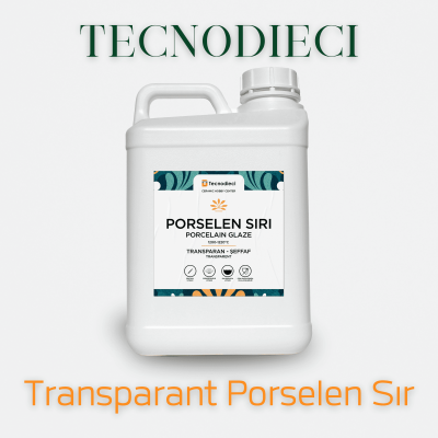Porselen Sırı Transparant /Şeffaf Parlak (Hazır Sulu)