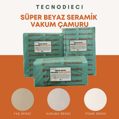 Süper Beyaz Seramik Vakum Çamuru