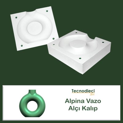 Alpina Vazo - Alçı Kalıp