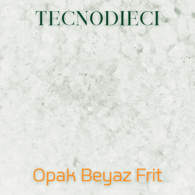 Opak Beyaz Seramik Frit 1040- 1060 C