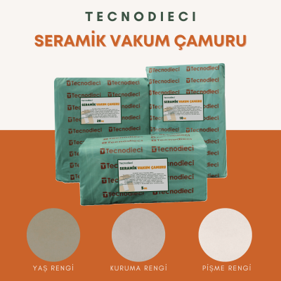 Seramik Vakum Çamuru (yumuşak) 1050 C