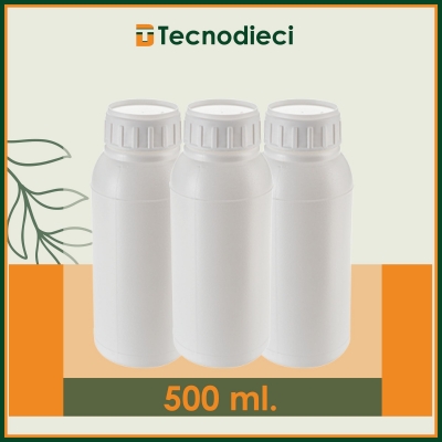 Plastik Beyaz Numune Kabı kilitli kapak (500 ml)